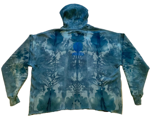Blue BLISS Tie dye Phazezz Hoodie