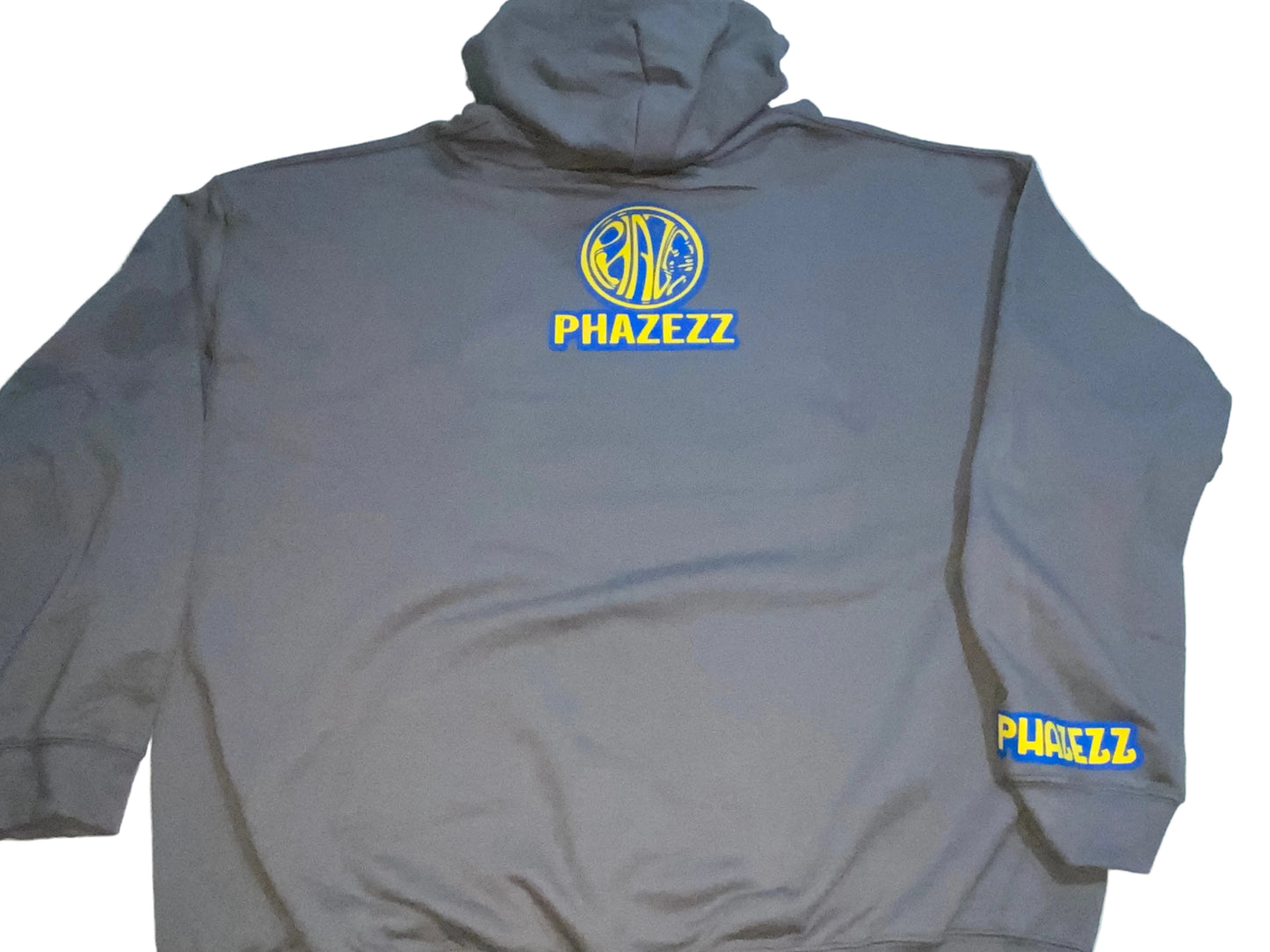 Gray Blue Yellow Phazezz Hoodie